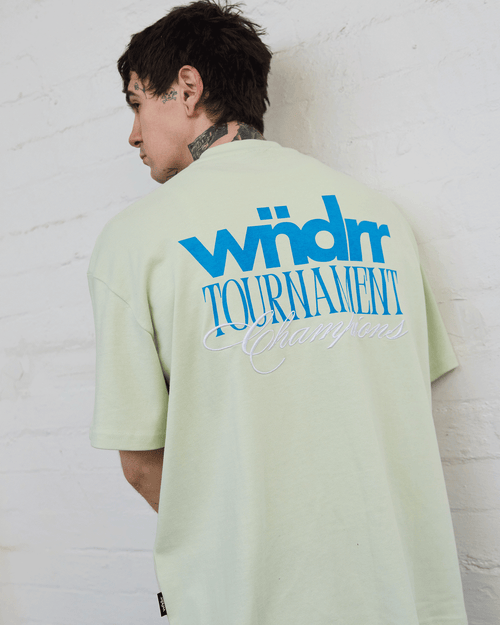 TOURNAMENT HEAVY WEIGHT TEE - AURA GREEN