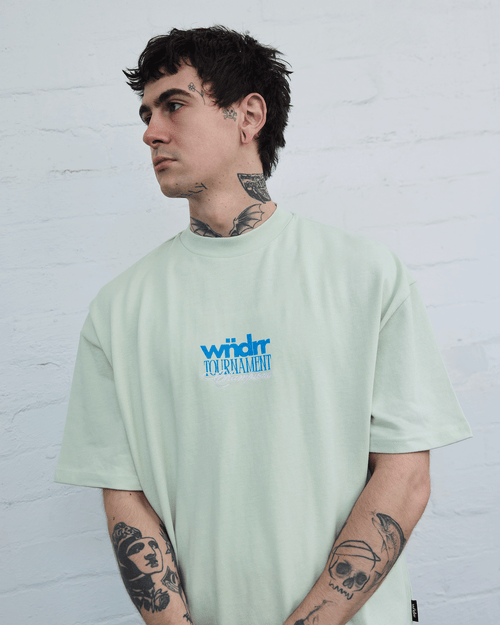 TOURNAMENT HEAVY WEIGHT TEE - AURA GREEN