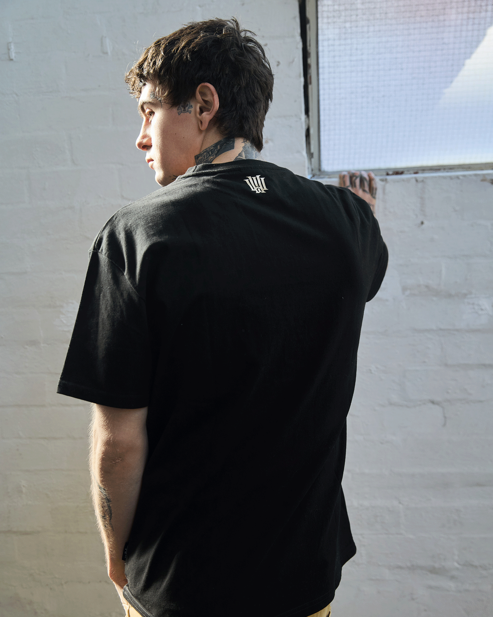 ATELIER BOX FIT TEE - BLACK
