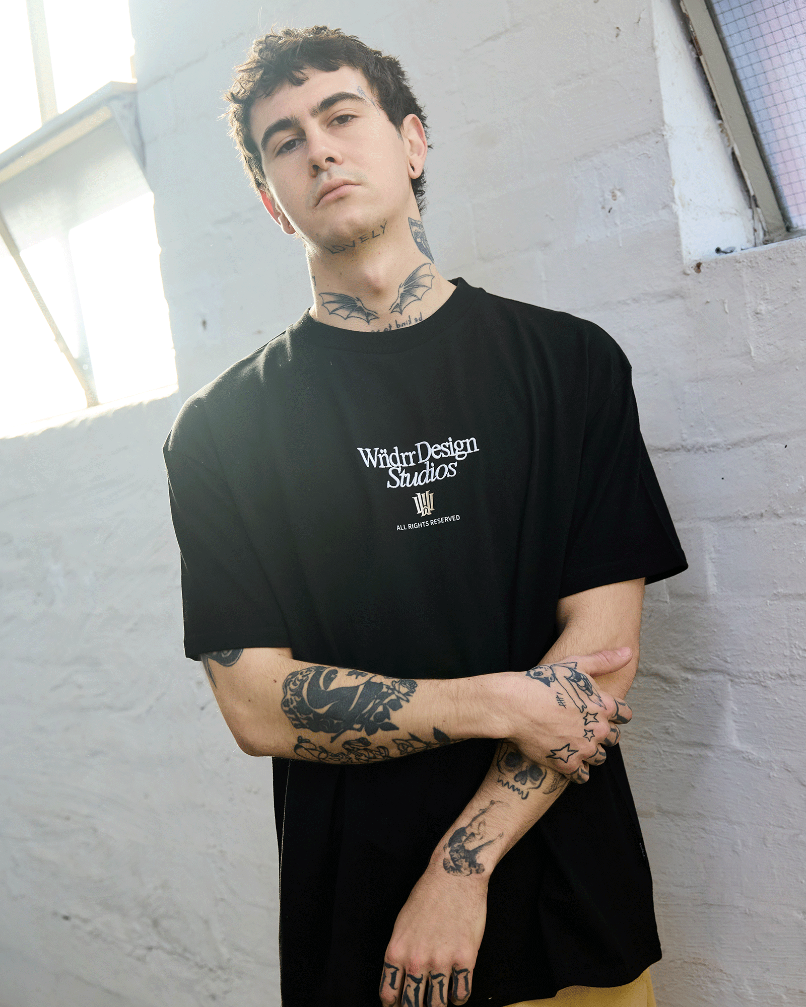 ATELIER BOX FIT TEE - BLACK