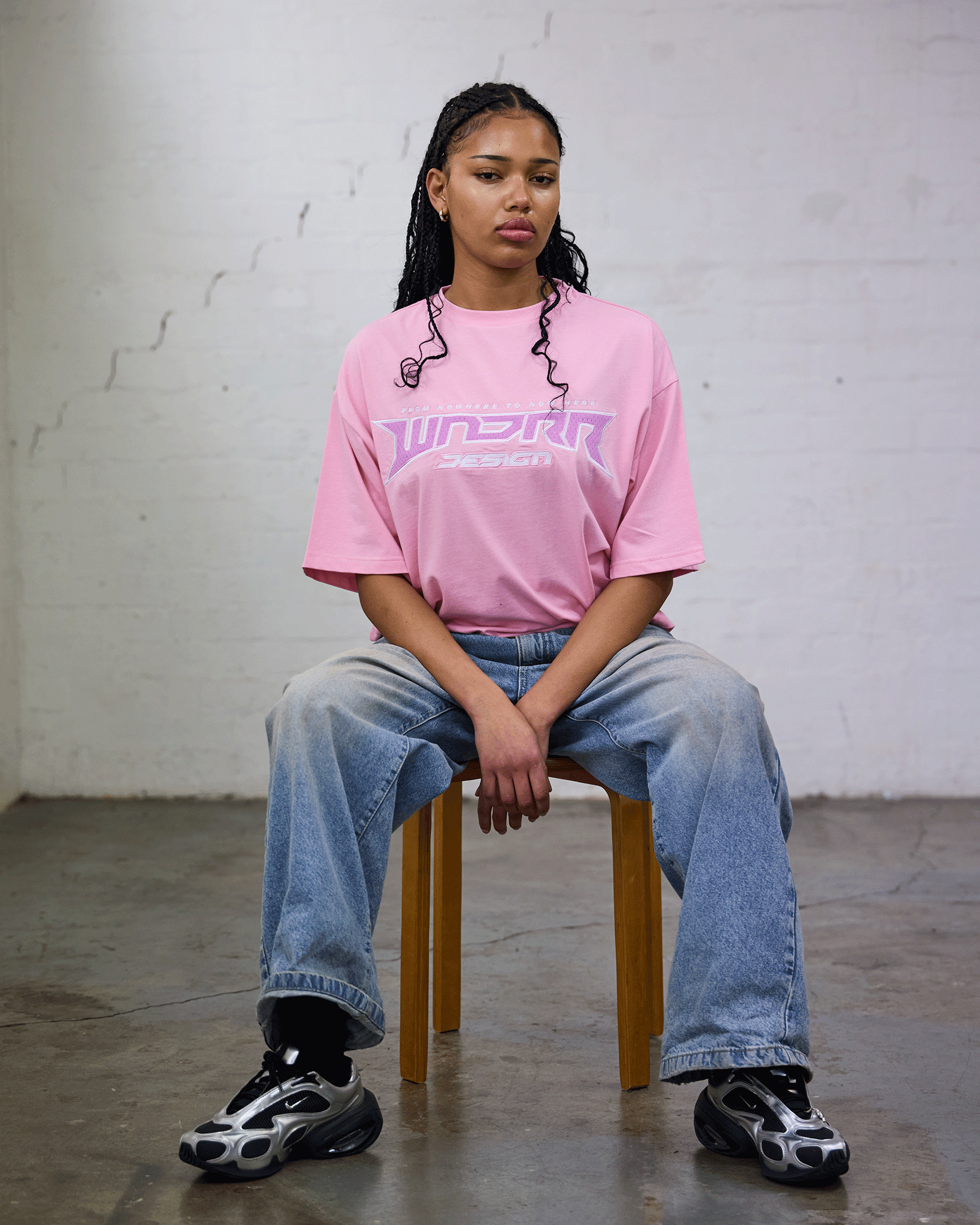 PULSE CROPPED FIT TEE - PINK