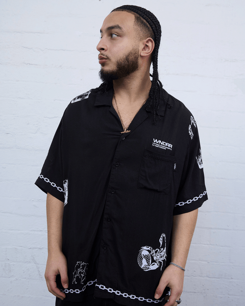 SYNDICATE S/S SHIRT - BLACK