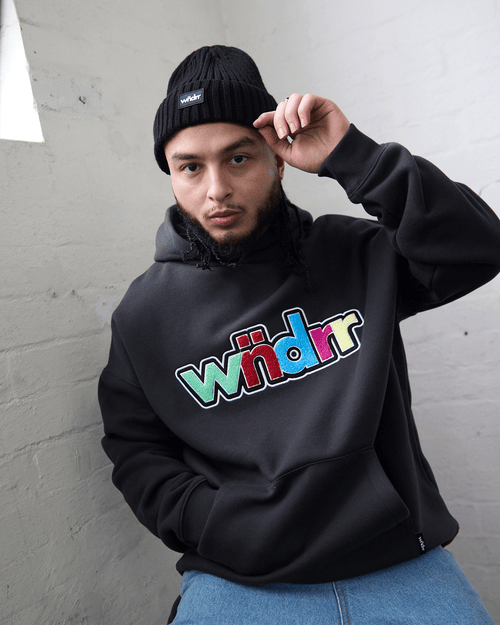 TINT HOOD SWEAT - FADED BLACK