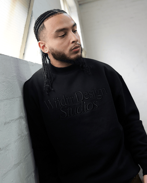 ATELIER CREW SWEAT - BLACK