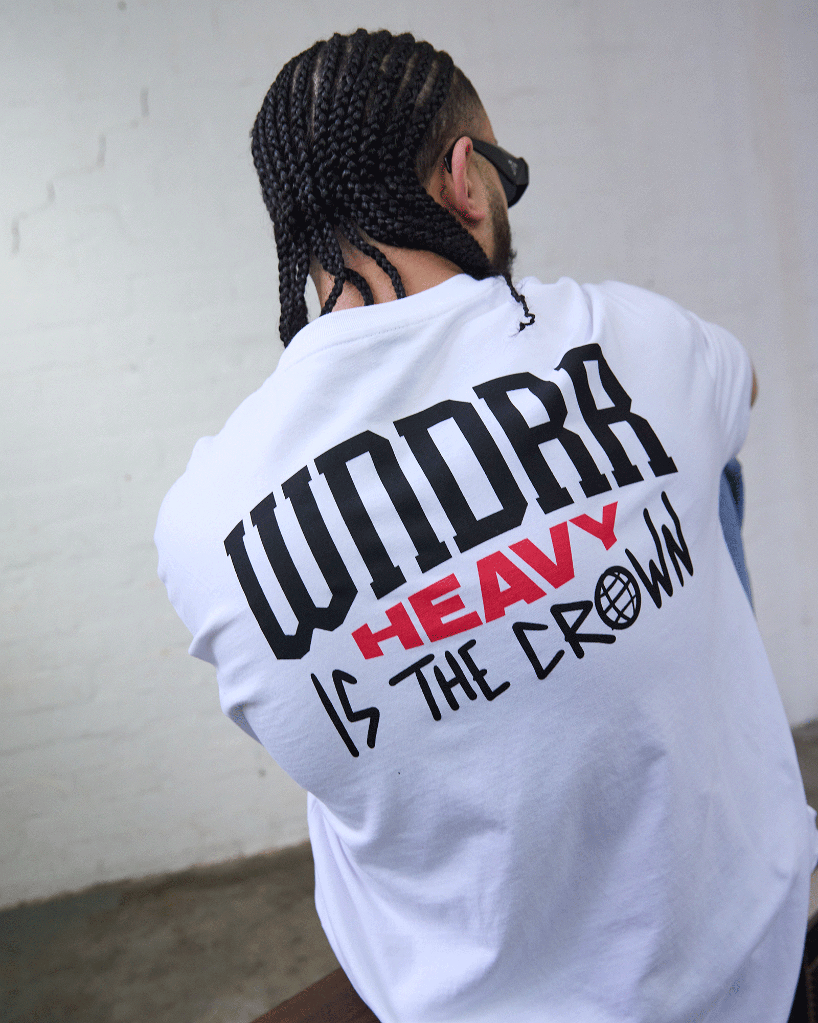 PLEDGE BOX FIT TEE - WHITE