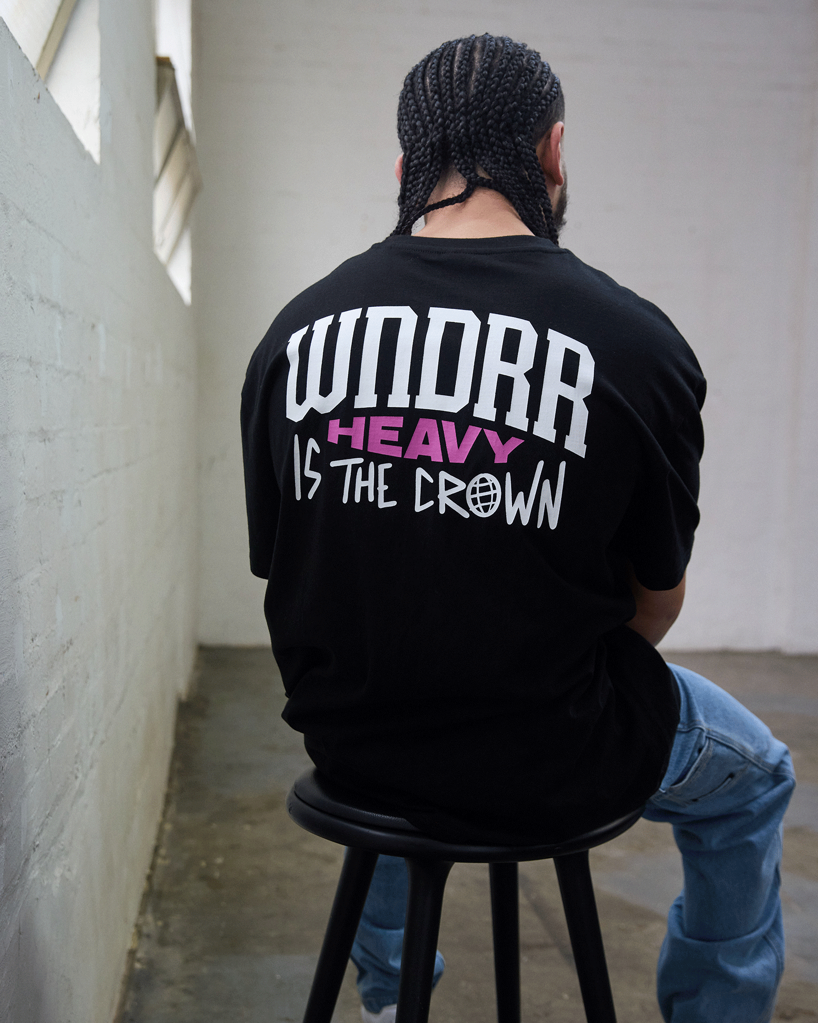 PLEDGE BOX FIT TEE - BLACK