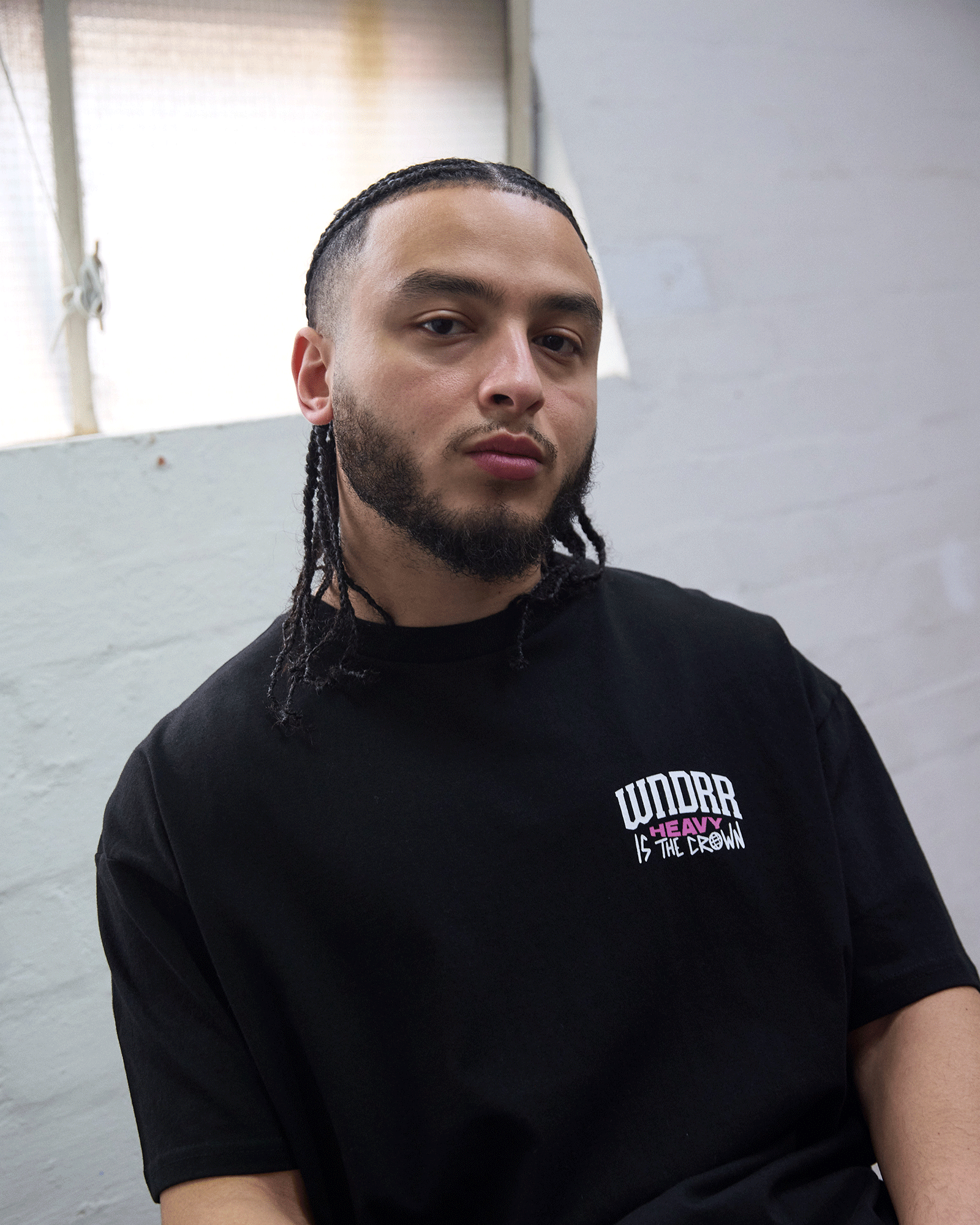 PLEDGE BOX FIT TEE - BLACK