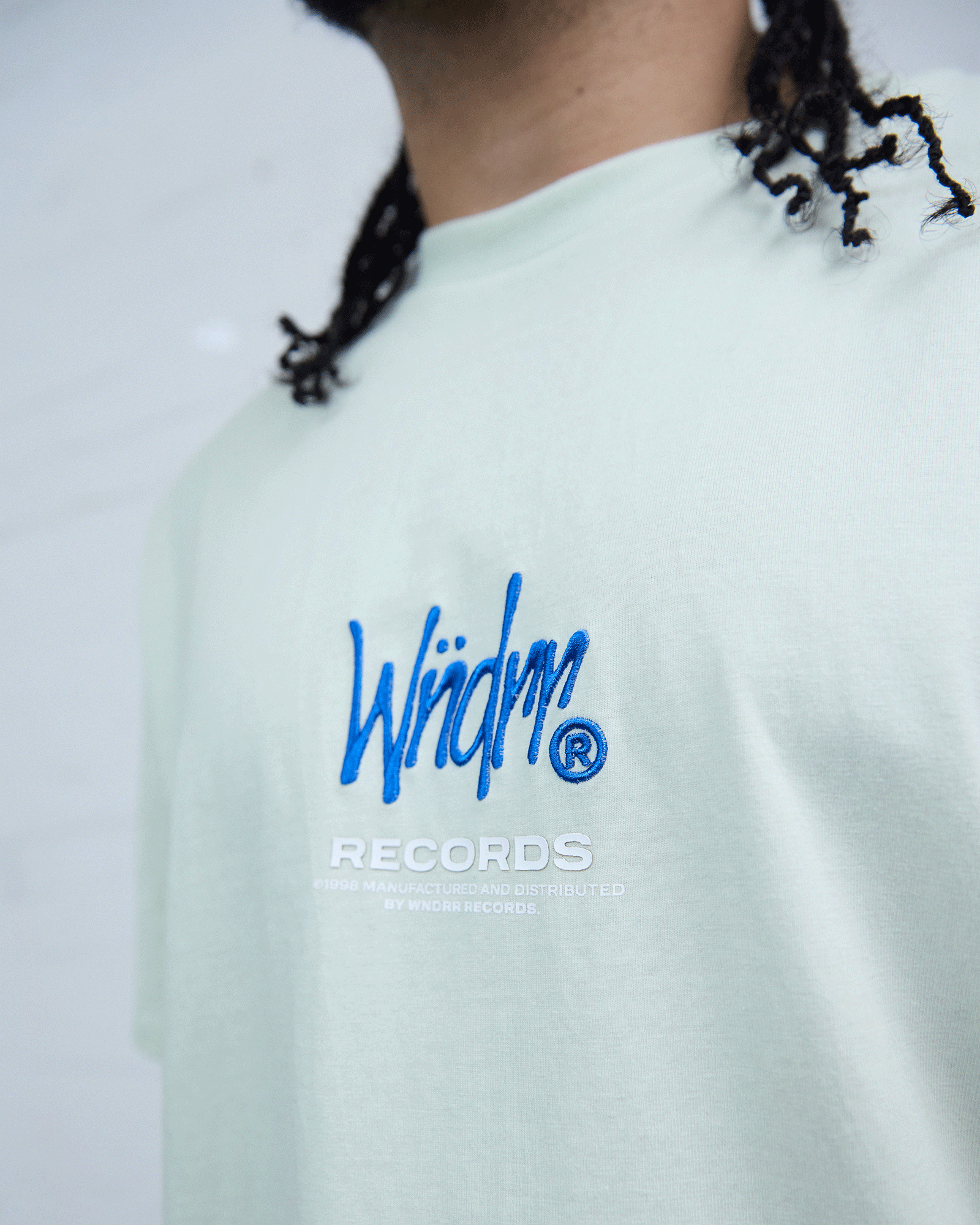 ATLANTIC BOX FIT TEE - AURA GREEN