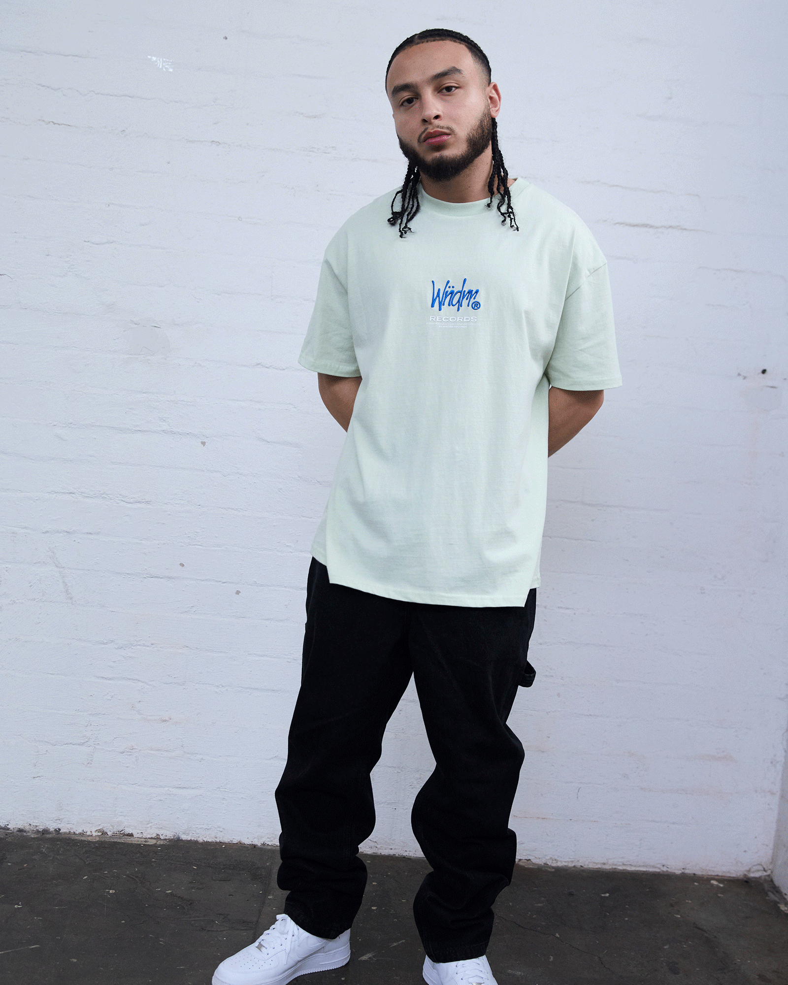 ATLANTIC BOX FIT TEE - AURA GREEN
