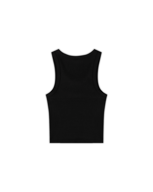 ROTHMAN RIB TANK TOP - BLACK