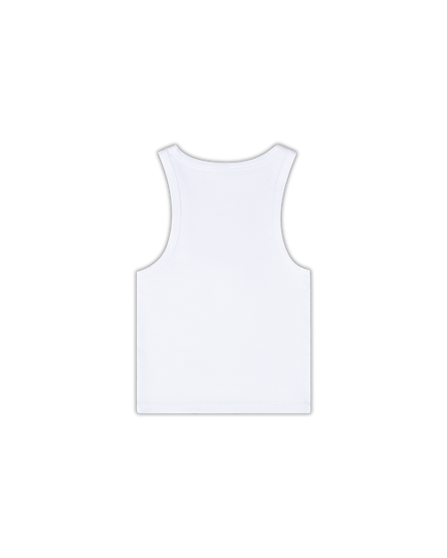 ROTHMAN RIB TANK TOP - WHITE