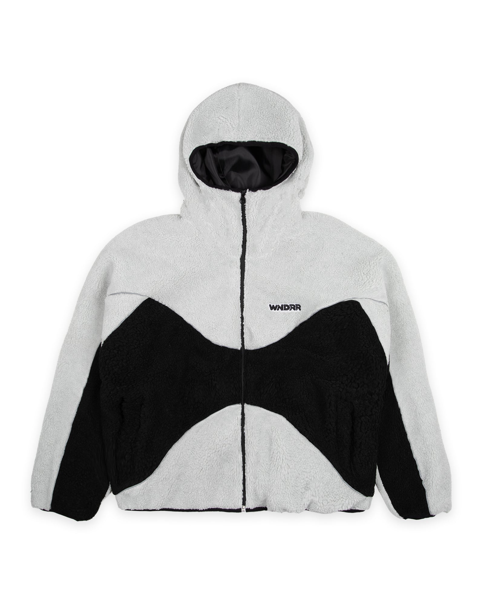 NIMBUS FLEECE JACKET - OYSTER/BLACK