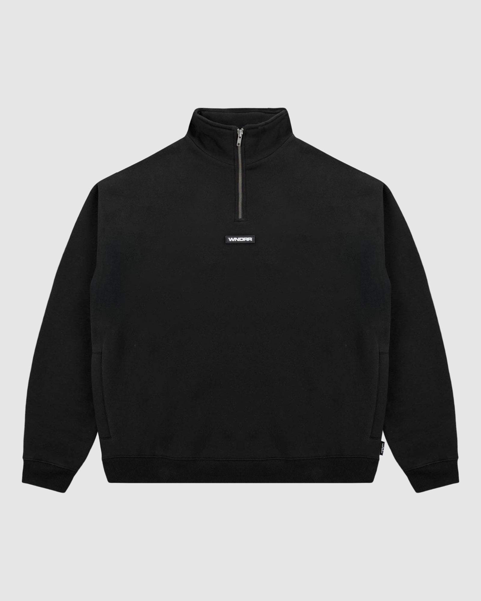 PATRON 1/4 ZIP SWEAT - BLACK
