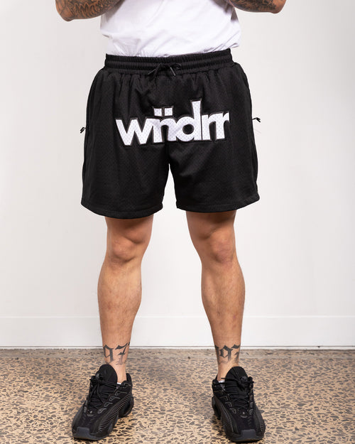 ACCENT MESH SHORT - BLACK