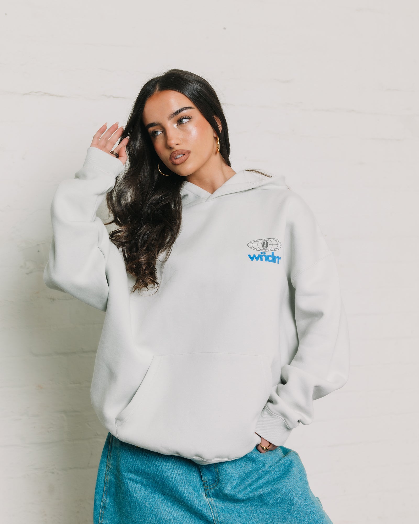 AIRWAYS HOOD SWEAT - OYSTER
