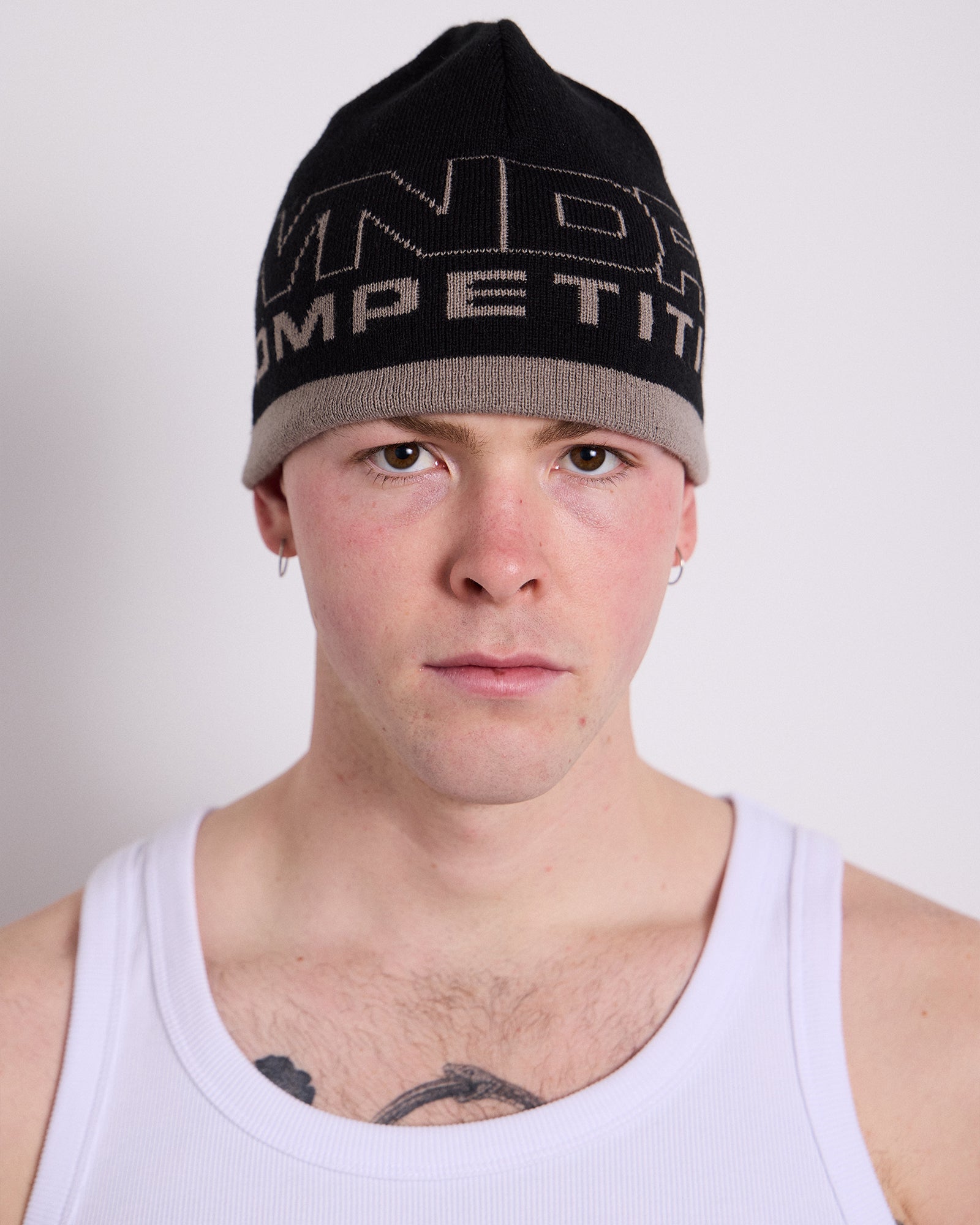 COMPETITION SKULL BEANIE - BLACK