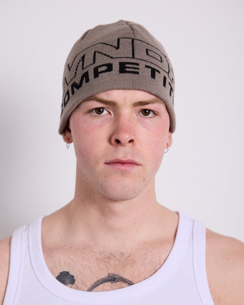 COMPETITION SKULL BEANIE - BLACK