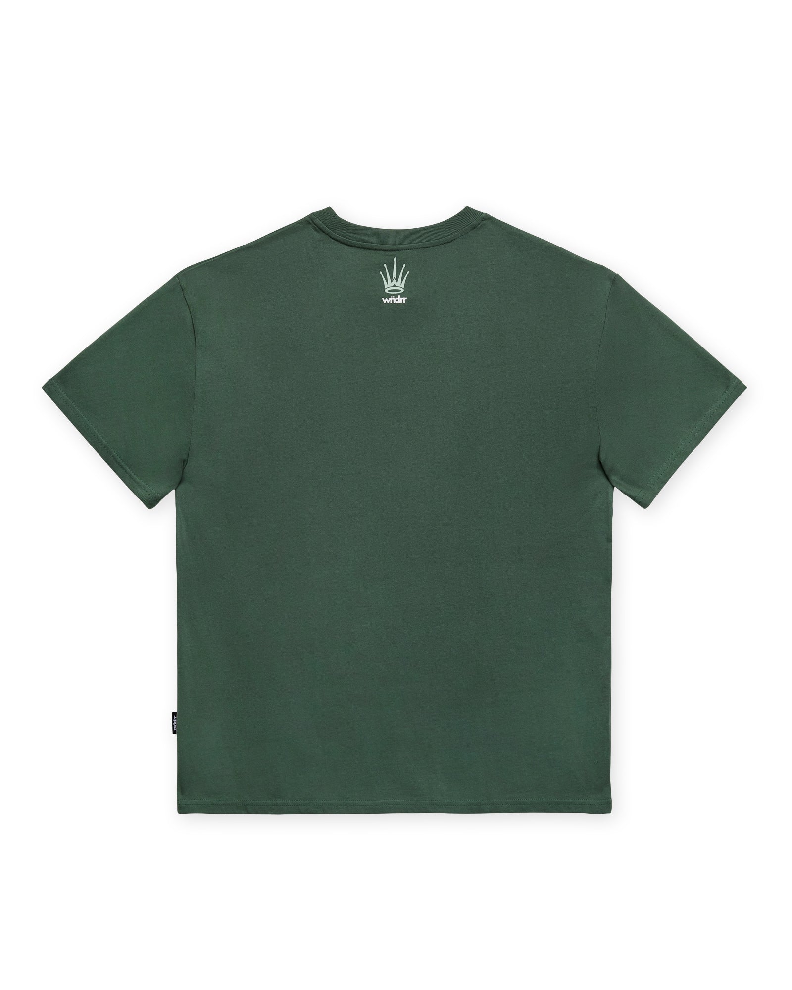CREST BOX FIT TEE - DARK GREEN