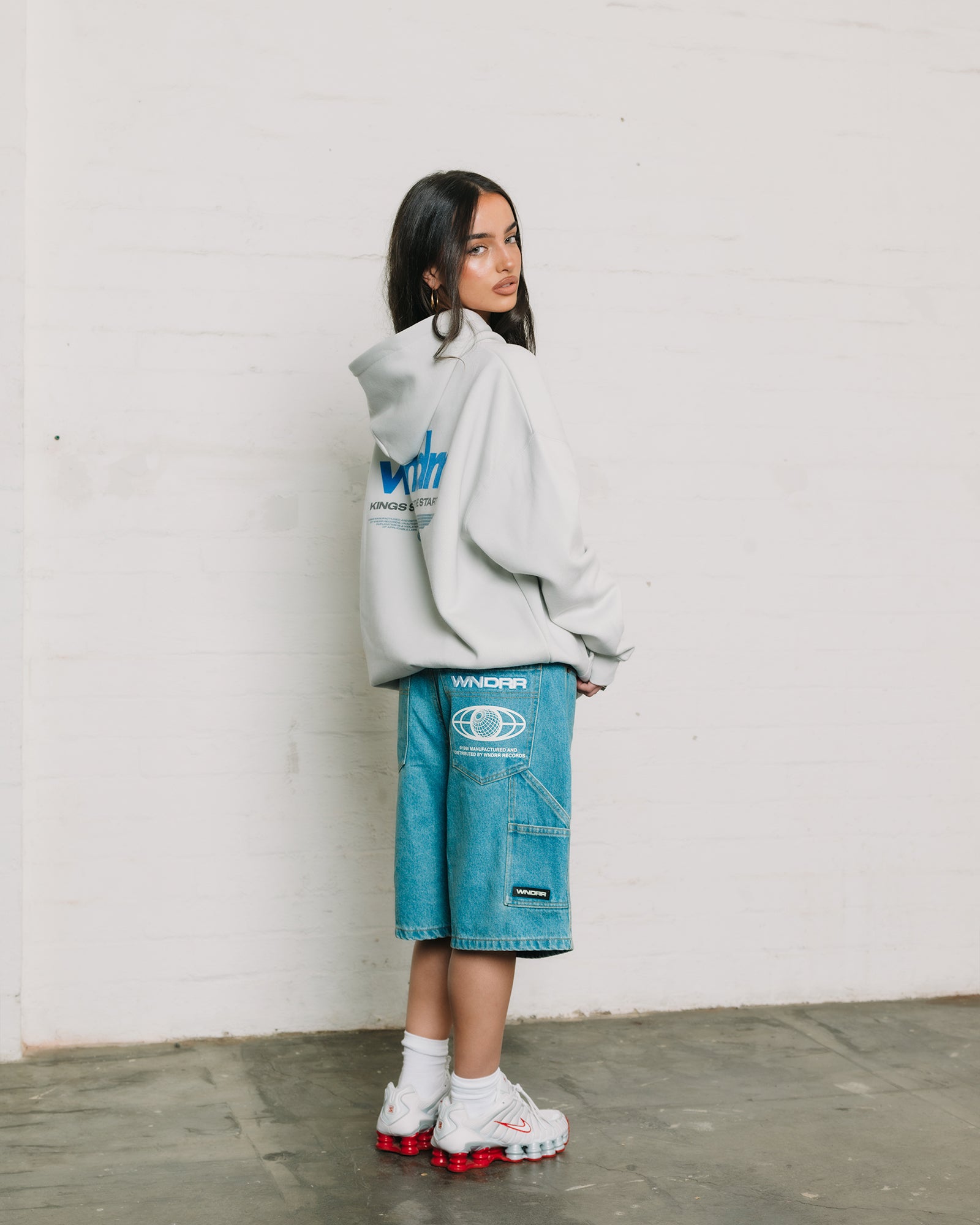 BOOSTER DENIM SHORT - WASHED BLUE