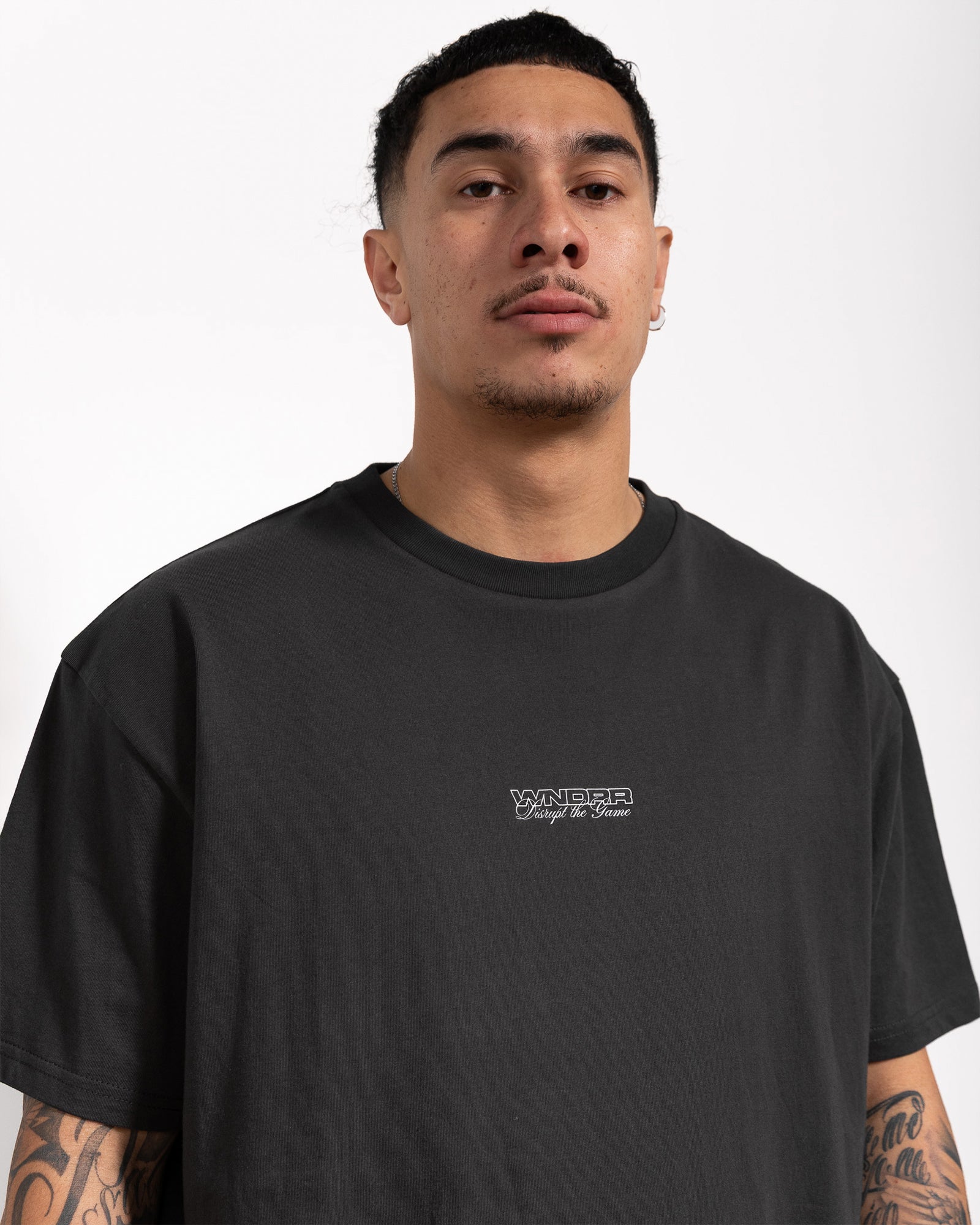FACTION BOX FIT TEE - FADED BLACK