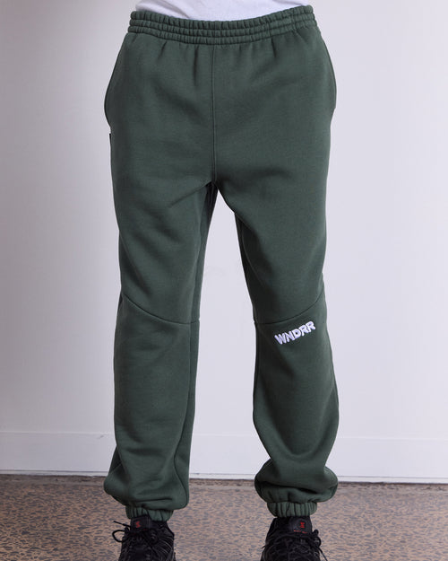 HALO BAGGY TRACKPANT - DARK GREEN