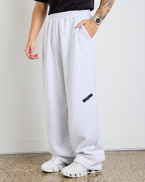 HALO JUMBO TRACKPANT - WHITE MARLE