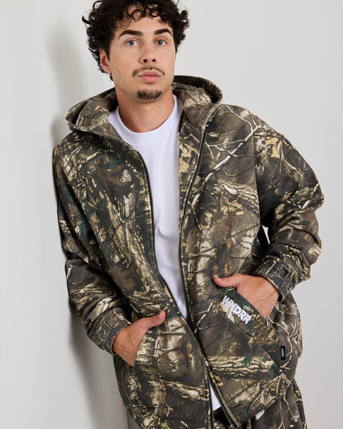 HALO ZIP HOOD SWEAT - CAMO