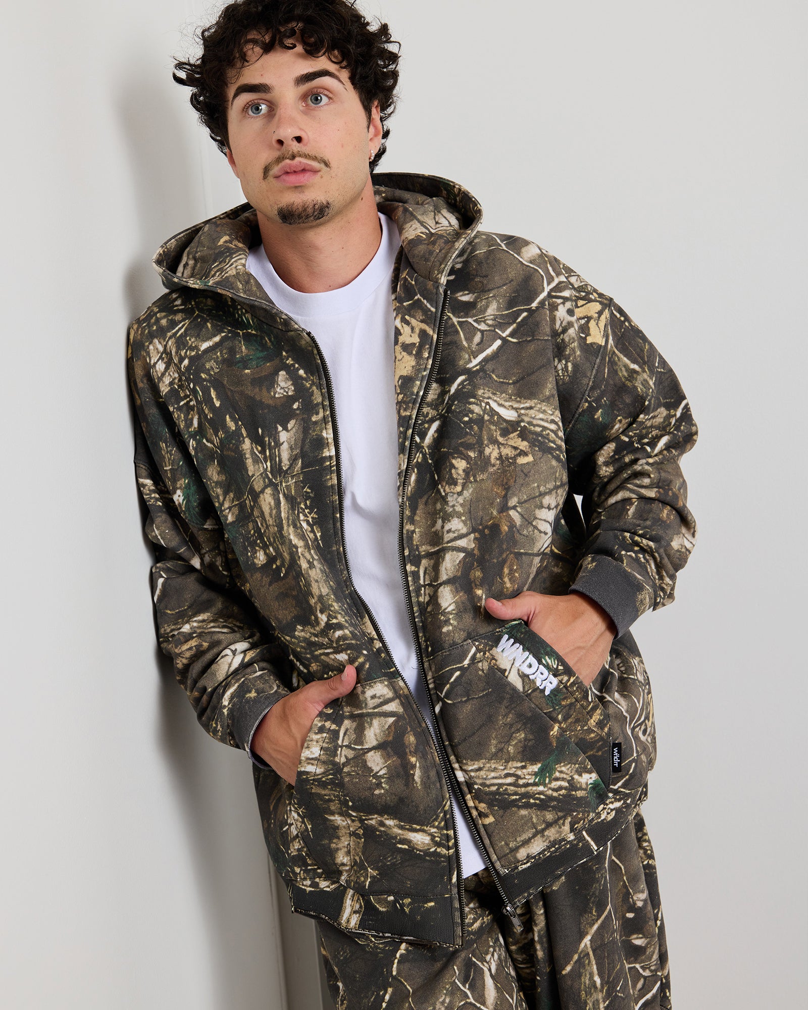 HALO ZIP HOOD SWEAT - CAMO