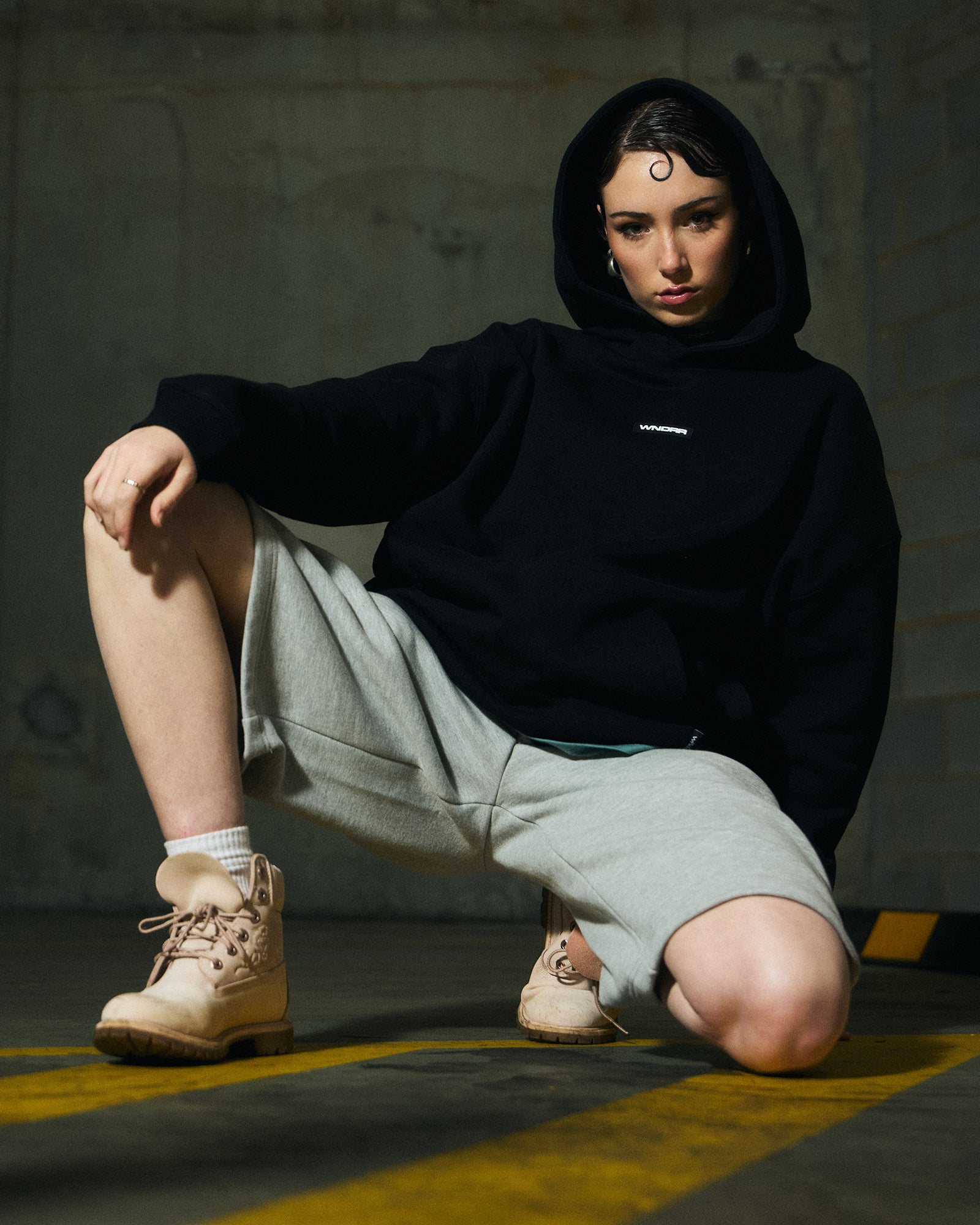 HEX HOOD SWEAT - BLACK