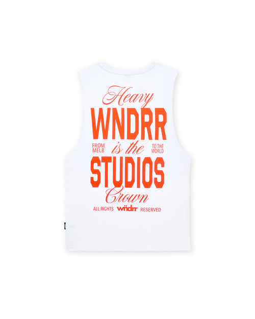 HIGHBORN MUSCLE TOP - WHITE