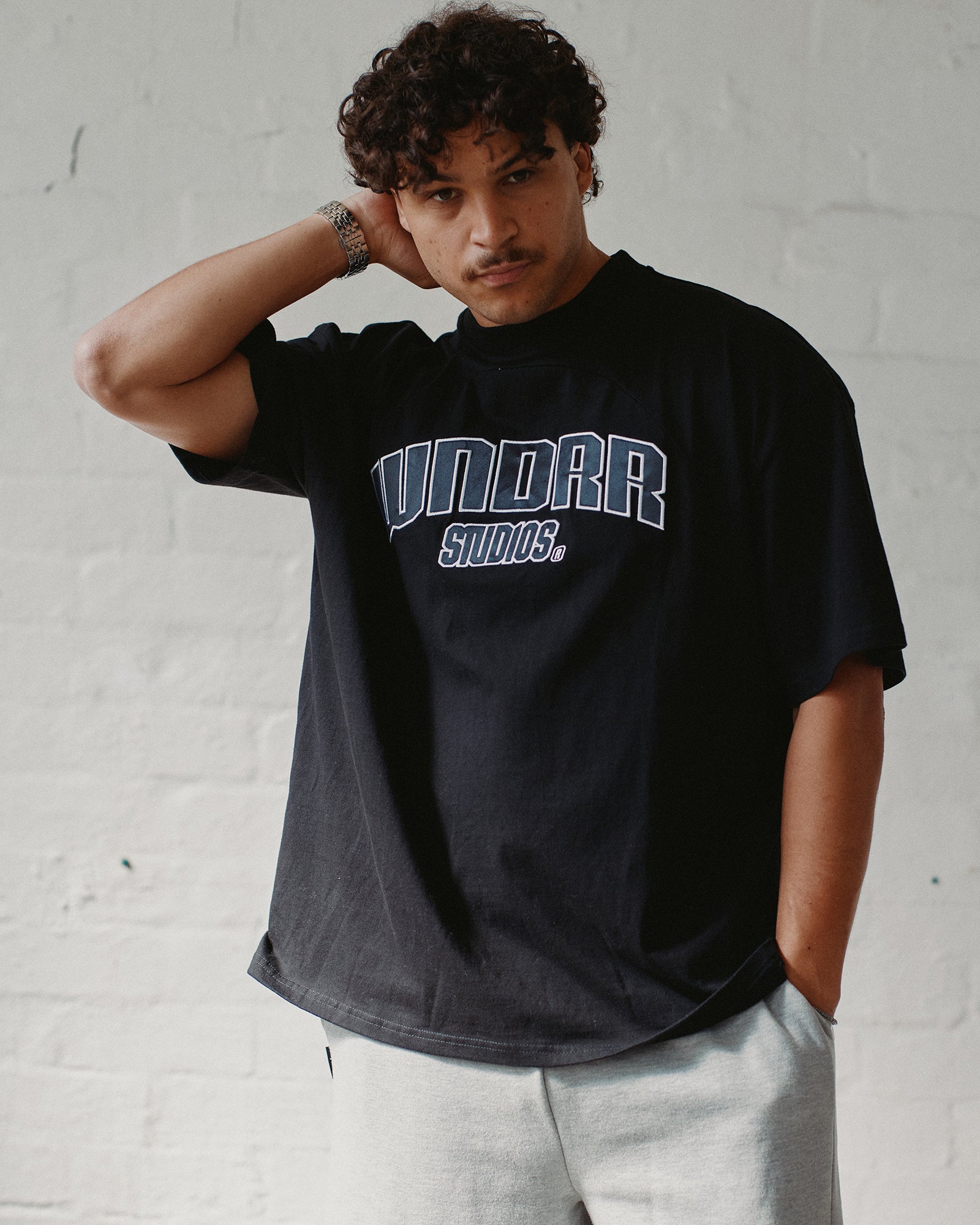 LIMITZ PANEL CLUB TEE - BLACK