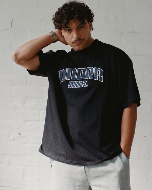 LIMITZ PANEL CLUB TEE - BLACK