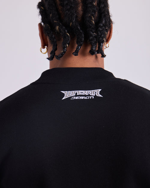 PULSE CREW SWEAT - BLACK