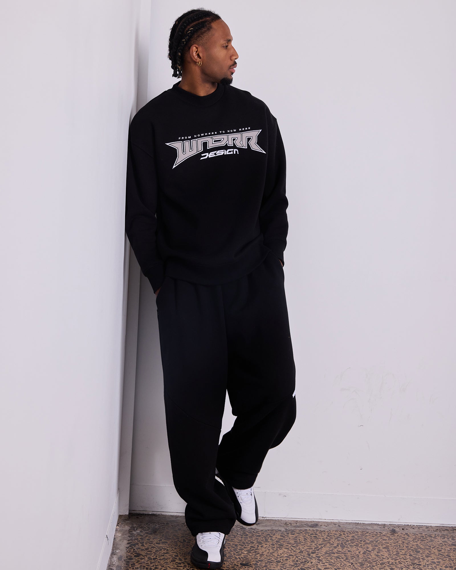 PULSE CREW SWEAT - BLACK
