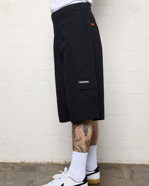 REVOKED CARGO SHORT - BLACK