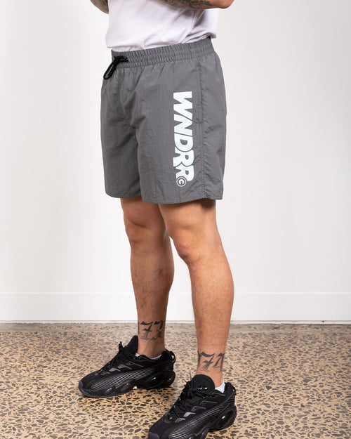 SHODO SWIM SHORT - FADED BLACK