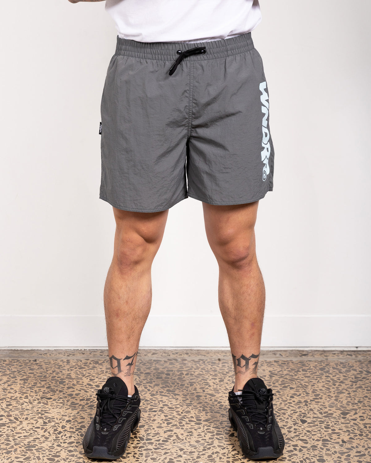 SHODO SWIM SHORT - FADED BLACK