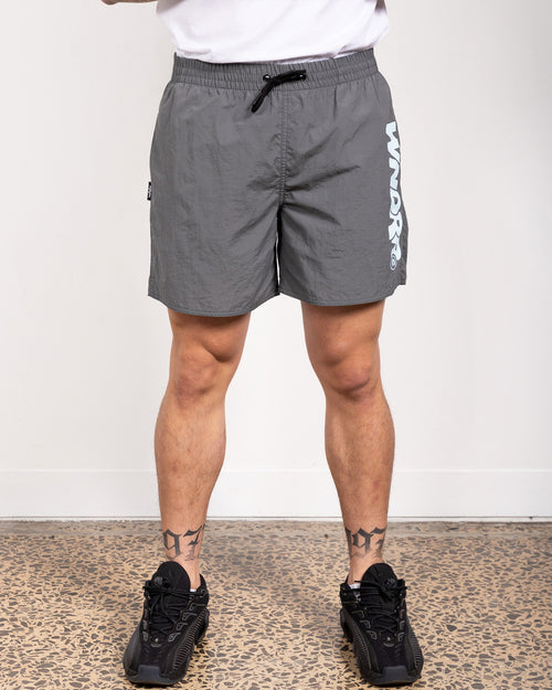 SHODO SWIM SHORT - FADED BLACK