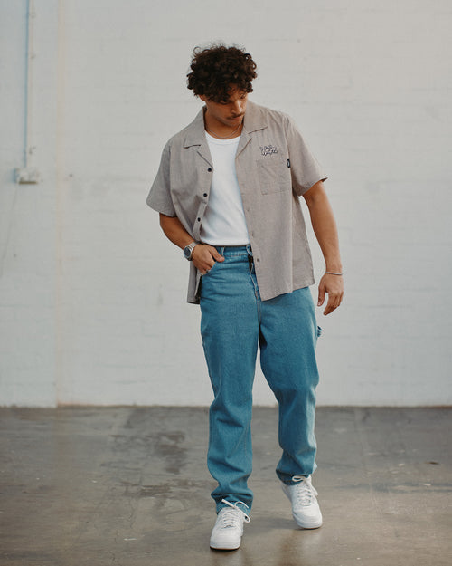 STARTER S/S SHIRT - TAUPE