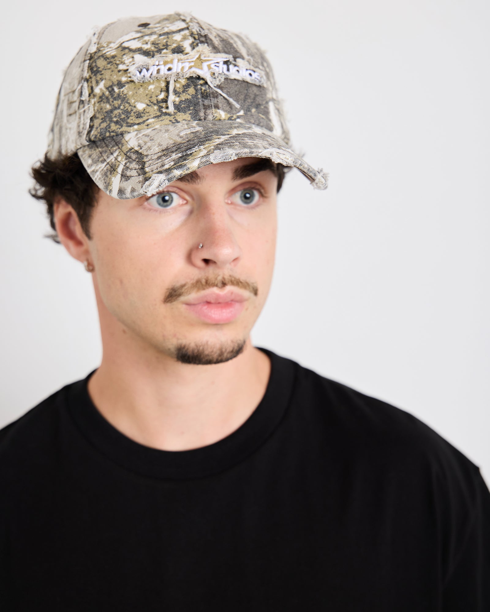 STXR DISTRESSED CAP - CAMO