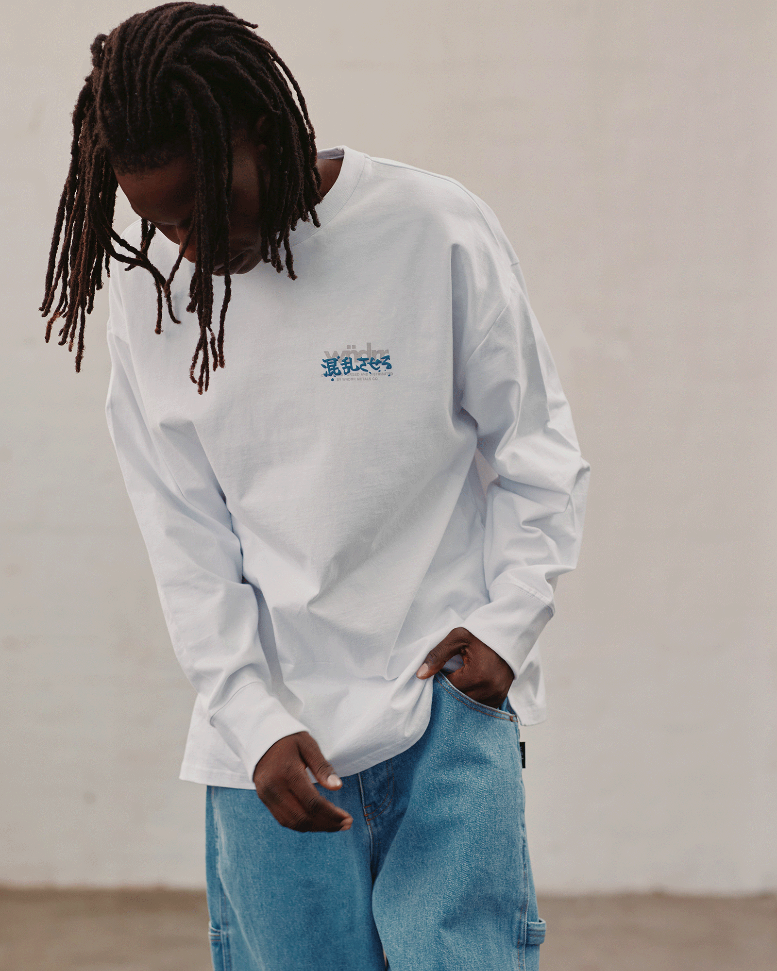 FORGED L/S TEE - WHITE