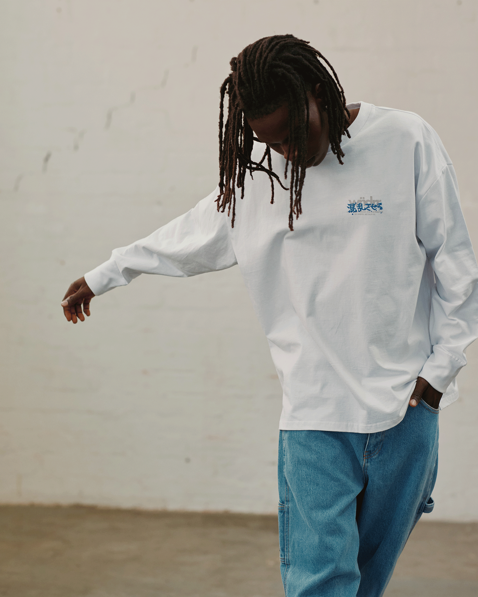 FORGED L/S TEE - WHITE