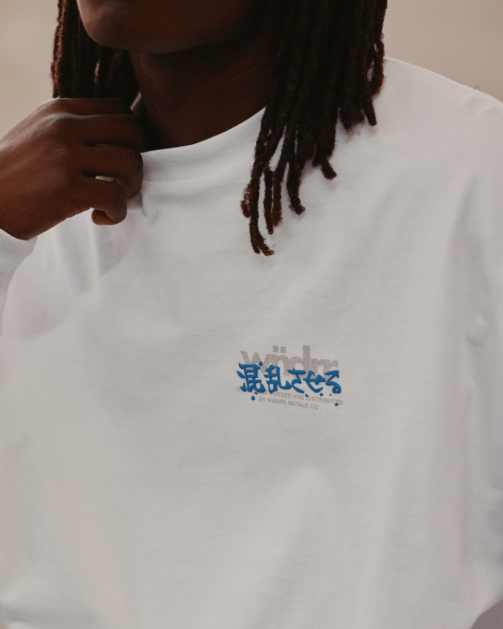 FORGED L/S TEE - WHITE