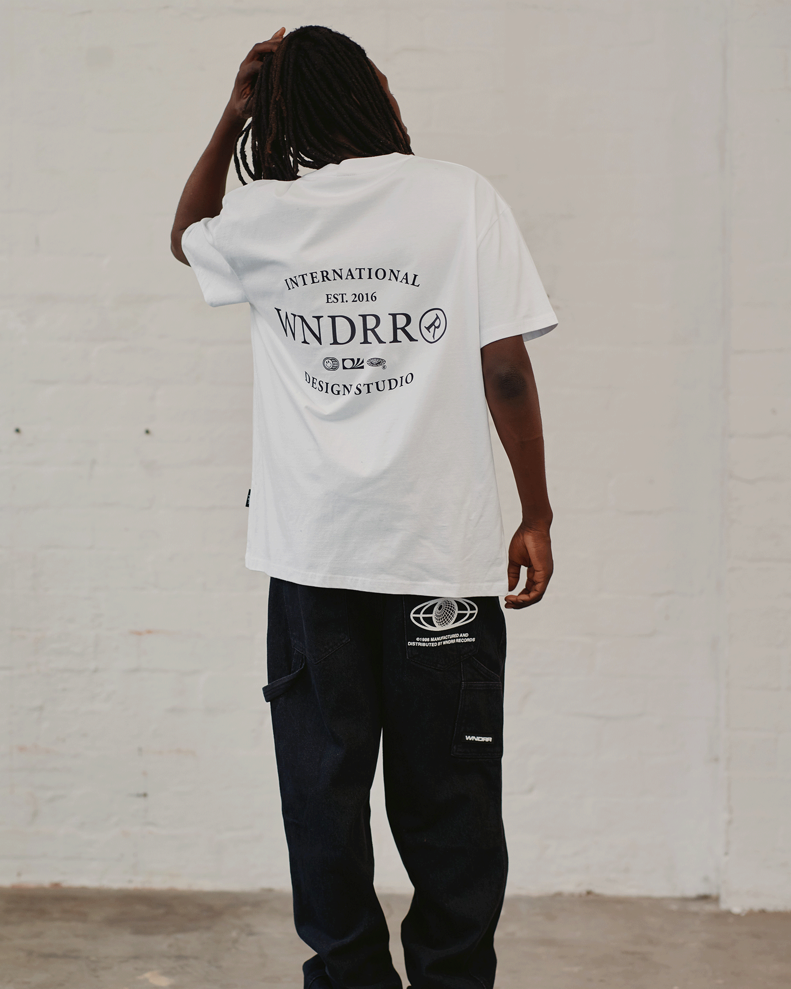 SHERIFF BOX FIT TEE - WHITE