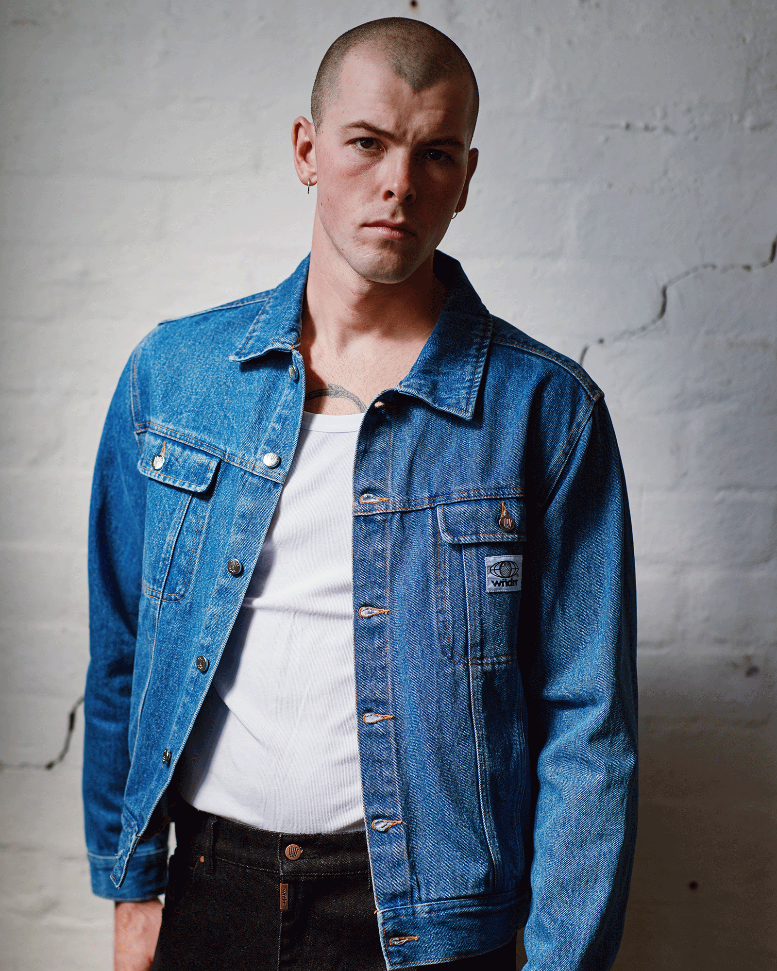 BOOSTER DENIM JACKET - BLUE