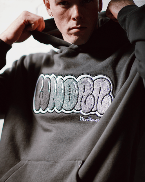 BLISSED HOOD SWEAT - FADED BLACK