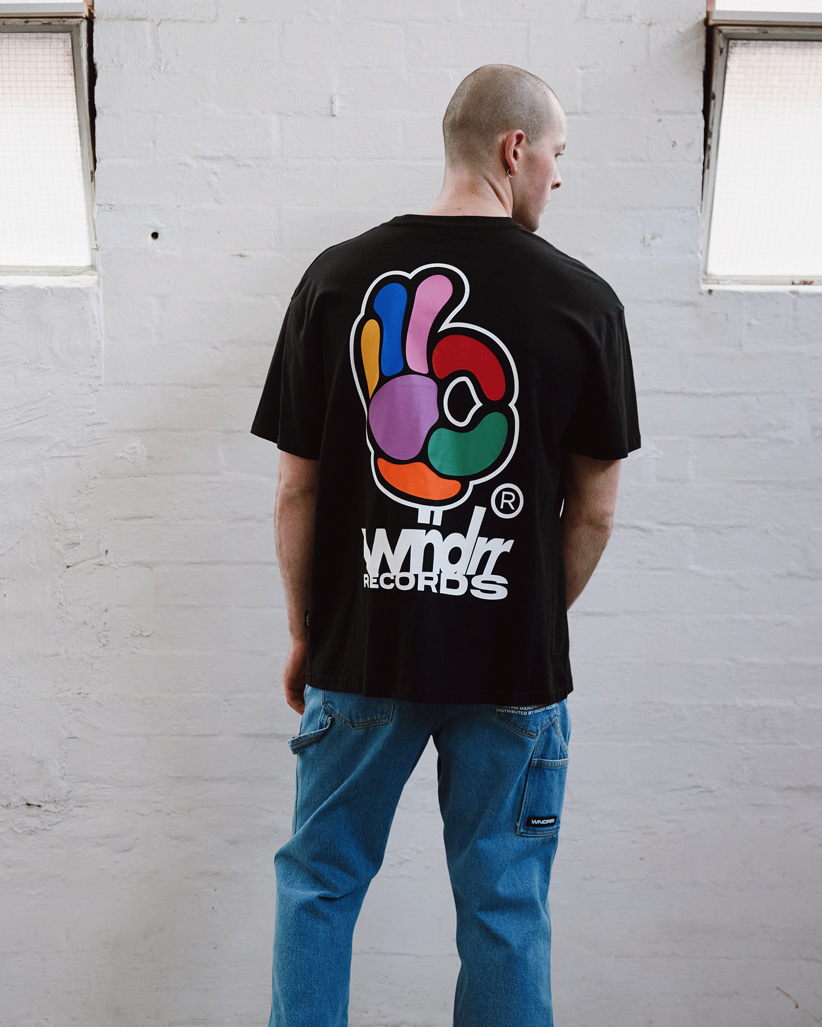 BENNY BOX FIT TEE - BLACK