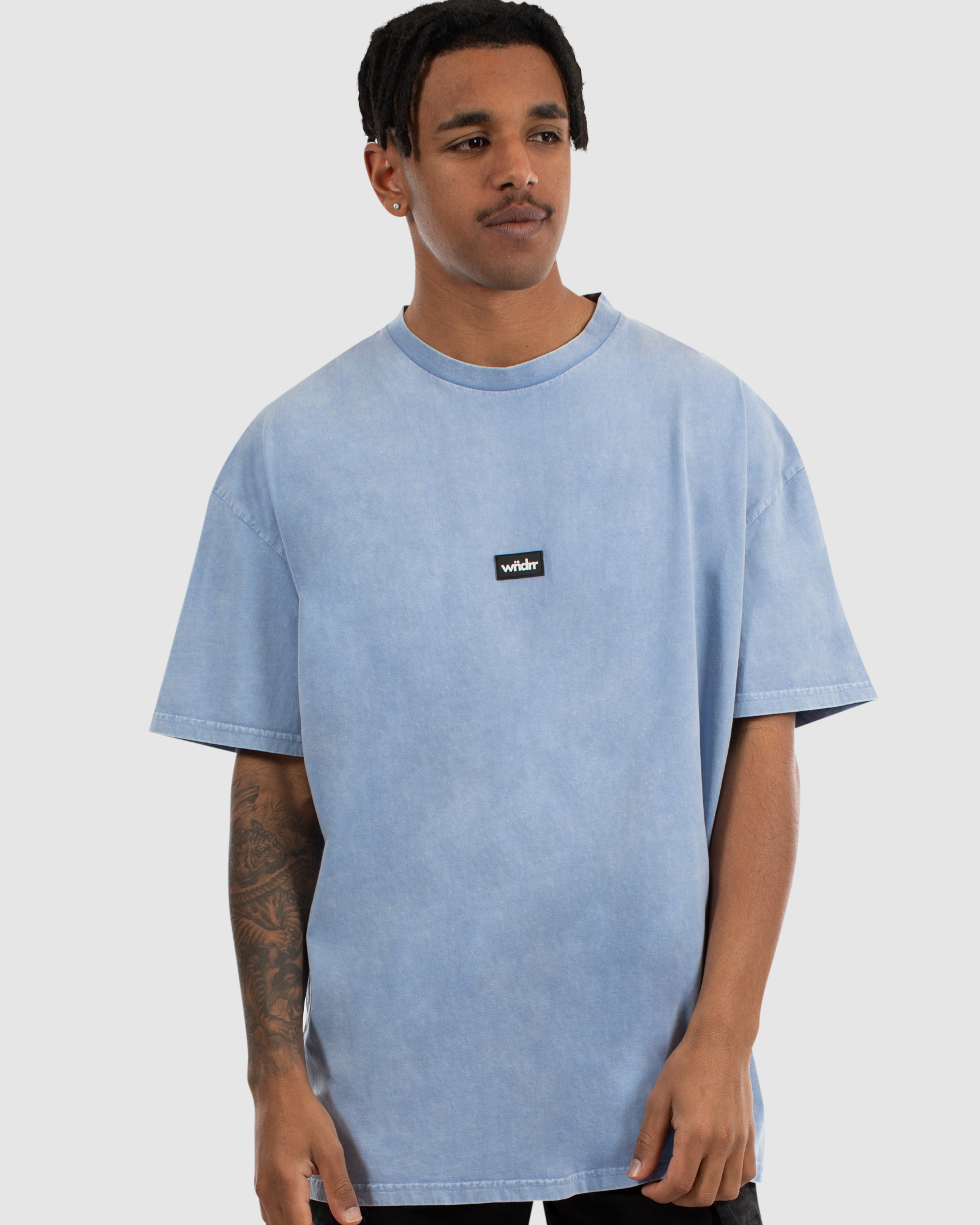 HOXTON VINTAGE FIT TEE - WASHED BLUE