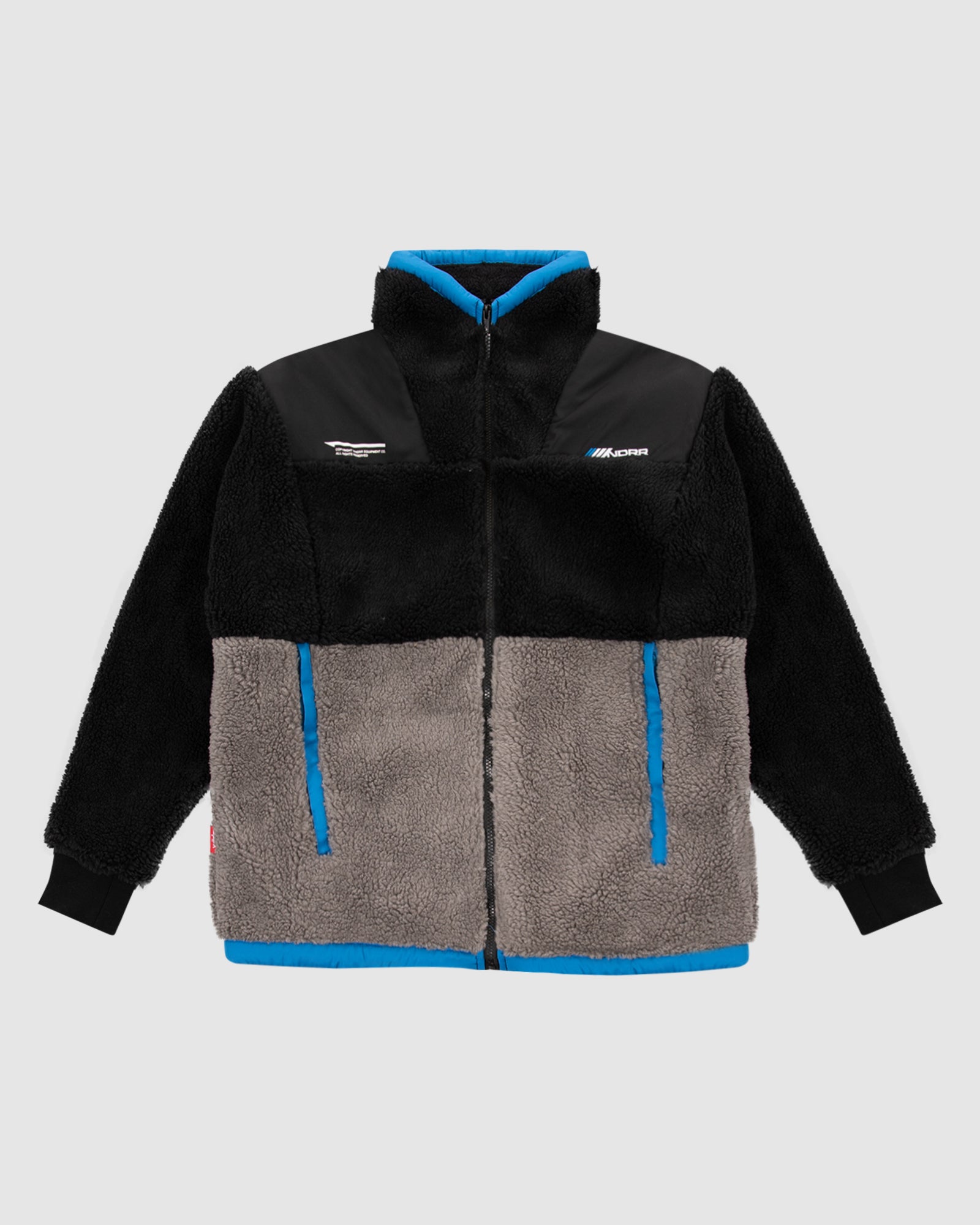 COMPOUND SHERPA JACKET - BLACK/GREY