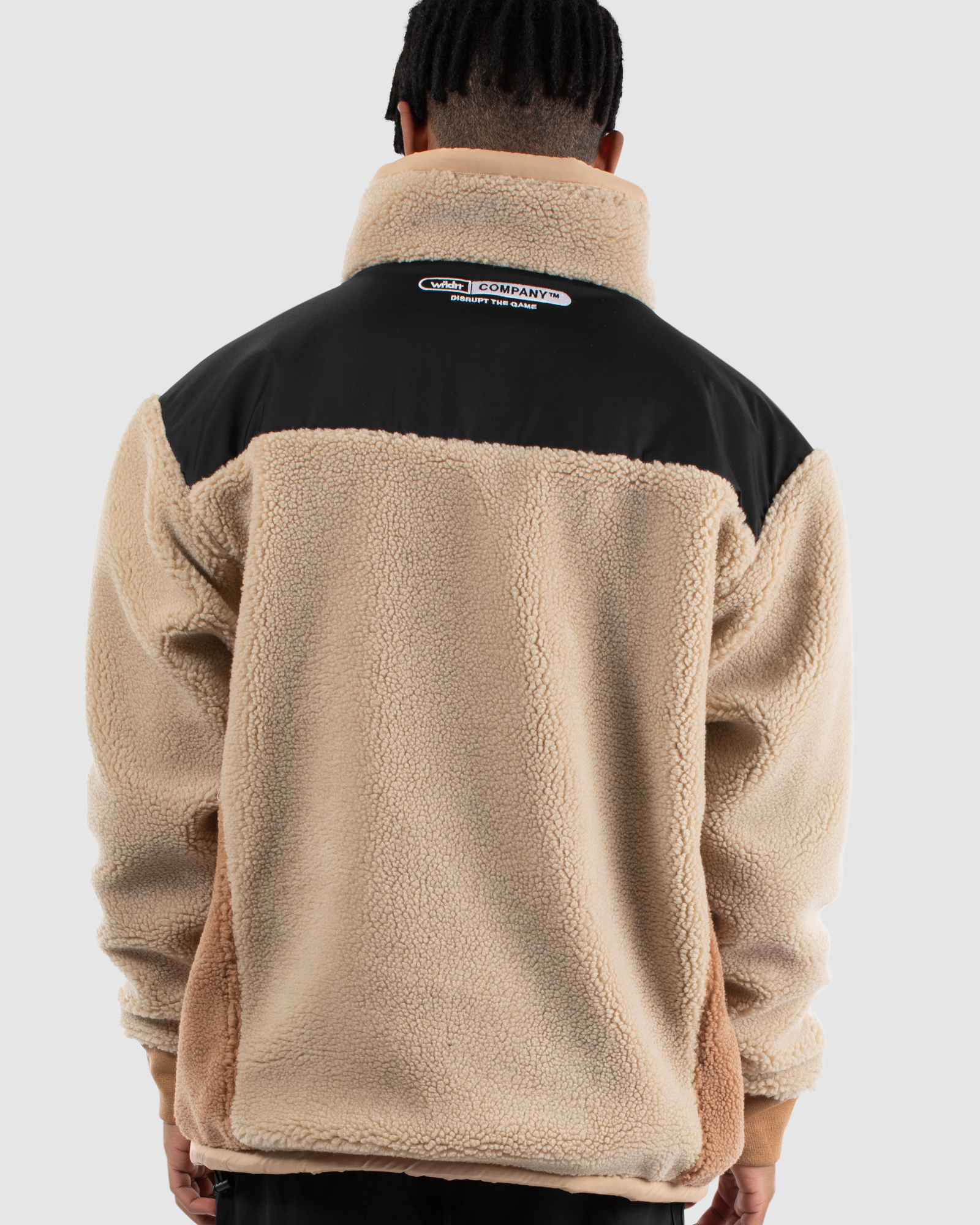 TASMAN SHERPA JACKET - TAN/BLACK